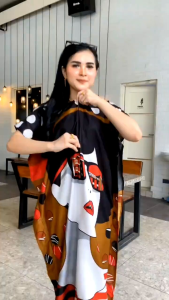 DASTER DRESS LAUNA | DRESS RESLETING DEPAN BUSUI FRIENDLY