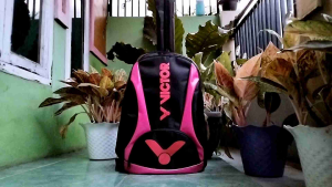 Terbaru / Tas ransel raket badminton bulutangkis sudah di lapis thermoguard + ada tempat sepatu dan bisa desain sendiri