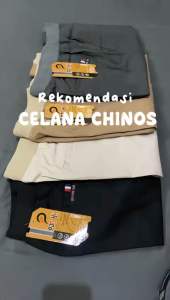 CELANA PRIA CHINOS Panjang Kerja kantor Santai Liburan Cowok