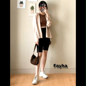 celana pendek legging hotpants wanita standar dan jumbo