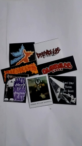 Sticker Daendles Road Premium Glosy Anti Air Kertas vinyl murah 6 pcs