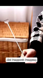 Alat Garuk Punggung Stainless Lipat A30 Tongkat Garuk