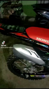 Sticker Decal CRF150L Full Hologram Pelangi Terbaru Bebas Request Bisa COD - Sticker Variasi CRF 150 L Terbaru