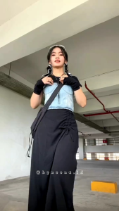 Vanessa Skirt - Rok Serut Crinkle Rok Panjang Wanita