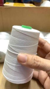 Chỉ cotton may bao bó giò thịt.