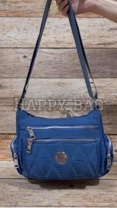 TAS SELEMPANG WANITA CHIBAO KANVAS CB8896-BK-86 6 Sleting