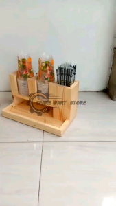 Tempat Gelas Plastik | Cup Es Teh | Rak Cup Holder | Tempat Cup 2 Slot