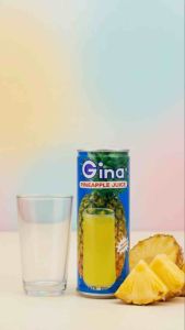 30x Gina Pineapple Juice 250mL (Unsweetened)