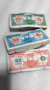 Giấy Cúng Tiền Đô Âm Phủ 3 Màu/(cục 10 tép)