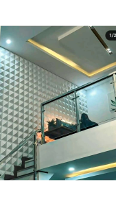 walpaper dinding walpanel beton 3D timbul 50x50