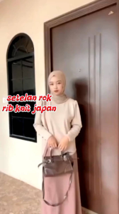 Afida set Rok setelan Rok wanita dewasa bahan rib knit japan premium terlaris viral model terbaru kekinian