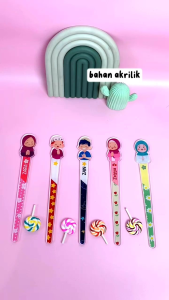 Kalam Custom Akrilik Print UV / Penunjuk Membaca Qura / Iqro / Tuding Mengaji Akrilik 3mm Bisa Custom Nama