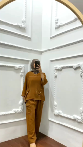 one set Laurent ootd hijab daily