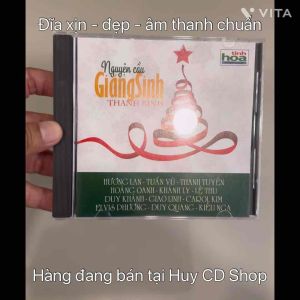 Đĩa CD Nguyện cầu giáng sinh thanh bình - Nhạc vàng Bolero - Đĩa lòng Trắng