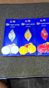(10 viên)nến Tea Light nến nhỏ Đế Thiếc Cháy Lâu