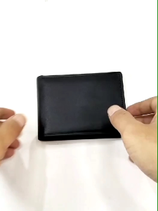 Dompet Mini Pria Tipis 100% Kulit Lipat Mini Kecil Terbaru