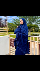Telekung lycra kualiti AAA+ plated Ready stok
