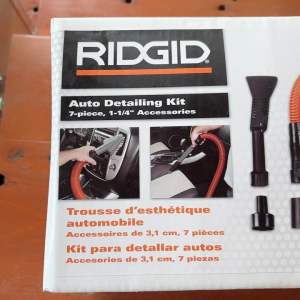 Ridgid 1-1/4 in. Premium Car Cleaning Accessory Kit for RIDGID Wet/Dry Shop Vacuums