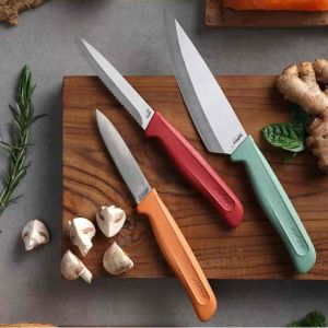 Zyliss Classic 3-Piece Paring and Utility Knife Set with Blade Guard