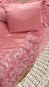 Mukena Armani Uragiri Renda Depan Mawar: Berkualitas Tinggi & Desain Mewah