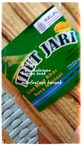 Kue irut jari kue garut rasa ori jahe less sugar kemasan 255 gr untuk asam lambung dan maagh