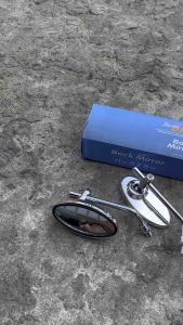 SPION MIRROR KACA PUTIH IMPORT DAY OVAL DAN KOTAK CLASSIC PNP CB GL MP TIGER