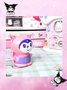 18140 Kuromi Pencil Sharpener pink purple Creative Stationery Gift pencil automatic Cartoon Hand-cranked Mechanical Tool