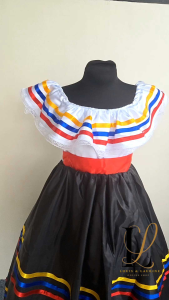 United Nation Costume for kids Girl -  Venezuela 🇻🇪 - Columbia 🇨🇴