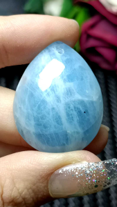 High Grade Aquamarine Quartz Stone Pendant 精品海蓝宝吊坠 送人自带都特别合适 绝美 超好看