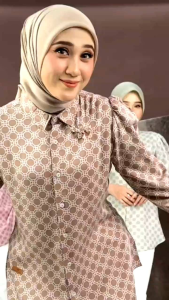 LOVVIA BLOUSE BY Nadheera Luxury kemeja Atasan wanita rayon premium