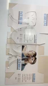 แว่นครอบหน้าโปร่งใส (1ลังมี10Psc)หน้ากากเฟสชิลด์แบบเต็มหน้า เฟสชิวด์ แว่นเฟสชิวด์ แว่นปิดหน้า MZ