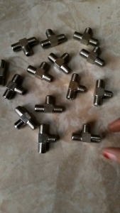 Jack T TV Drat Besi / T F Conector / Konektor T Drat Jack F Sambungan Splitter Besi Parabola Antena