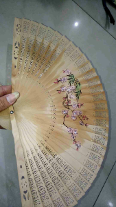 ❤ RatuCosmetic12 ❤ KIPAS TANGAN KAYU LIPAT IMPORT BERAROMA BEE FLOWER