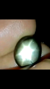 CINCIN Batu Black Safir Star Asli Original Stone KualitasSuper