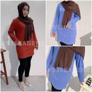 Pocket Blouse Knitted Cotton