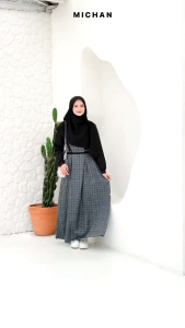 Gamis Michan Baju Muslim Michan Overall Alika Michan Alika Dress Michan Gamis Linen Kotak Kotak Overall Linen Dewasa Baju Muslim Dewasa Baju Muslim Linen Gamis Ibu Menyusui Overall Busui Overall Katun Linen Overall Jumbo katun Baju Muslim katun l