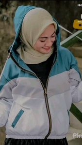 Jaket Parasut Cwe Jumbo Terbaru 2025 Size L XL XXL XXXL