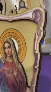 Religious Photo Frame Of Jesus and Mary Altar Frame Decor