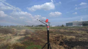 SPRINKLER BIG GUN DN 50 KOMPLIT TIANG 1.5 INCH RADIUS TEMBAK 20-30 METER