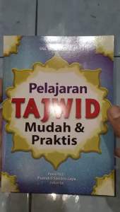 Buku Pelajaran Tajwid Mudah Dan Praktis Kertas Putih