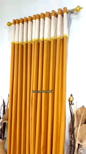Gorden Renda Poni Premium Embos Polos Uk 200 220 dan 240 Desain Mewah | Gorden Poni Jendela dan Pintu Ring 12 Free Tali