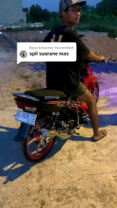 KNALPOT FIZ R FORCE ONE STANDAR RACING FULL CROM SUARA GARING
