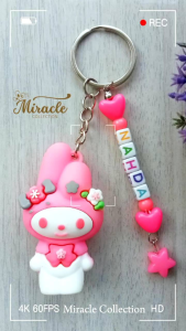 Gantungan Kunci 3D Custom Nama