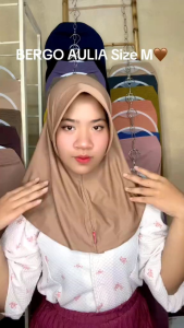 Hijab Aulia M Jersey Premium Jilbab Olahraga Jilbab Sport Bergo Instan