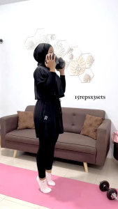 Hijab instan Sporty Gloria dan Xena Rocella