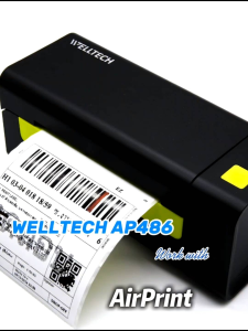 WELLTECH AP486 เครื่องพิมพ์ลาเบล 4 นิ้ว USB+Wifi รองรับ Airprint