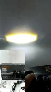 TDD-4640-2 MINI DRIVING LIGHT(V6) WITH FAN- 20WATTS WHITE/YELLOW W+Y UNIVERSAL