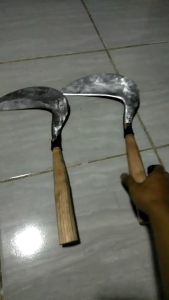 Arit Jawa Gagang Kayu Bahan Pul Bajaa Per Di Tempa + Sudah Di Asah/ Siap Pakai