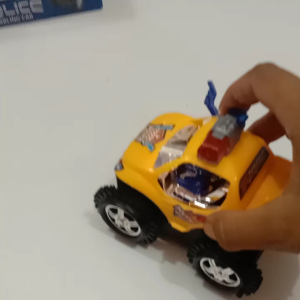 police tumbling car