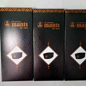 Peci Manis Kopiah Songkok Hitam Polos Motif AC Plat Kuning Tanpa Kertas Nyaman